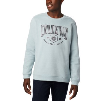 Columbia Hart Mountain Graphic, Sudaderas Azules Para Hombre | 264735-WHG